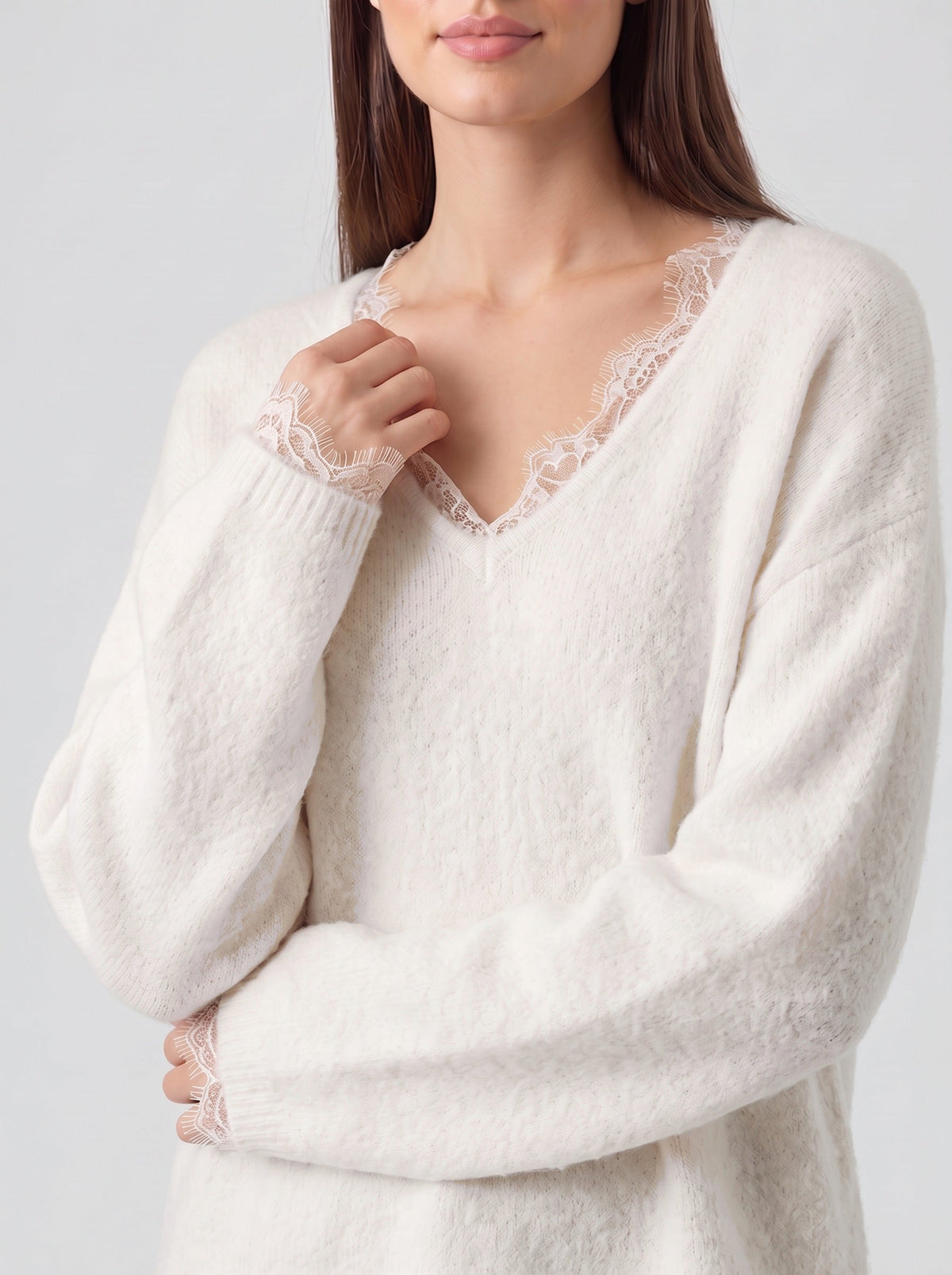 Elyana - Célestine Sweater WHITE