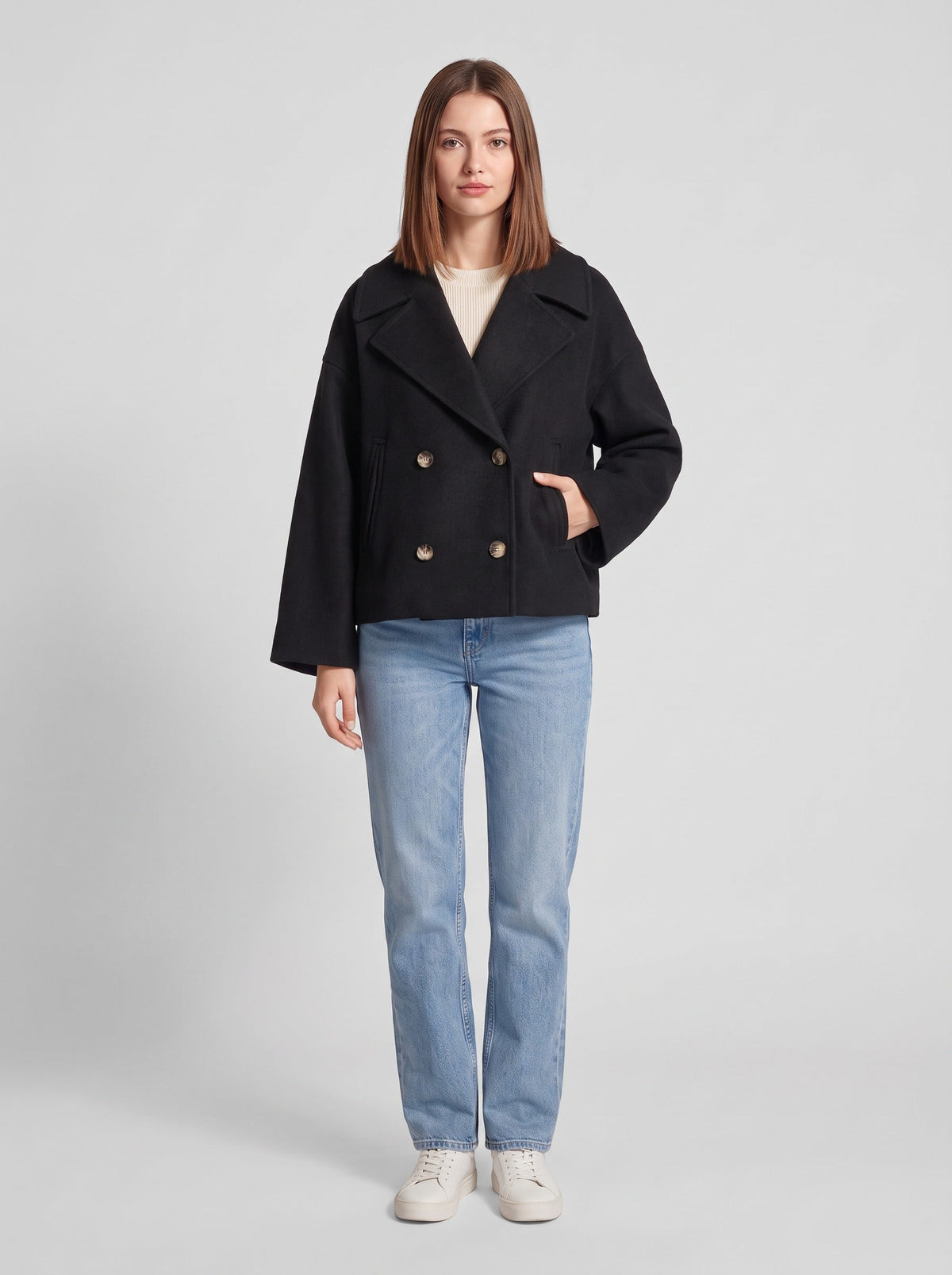 Elyana - Chloe Coat BLACK