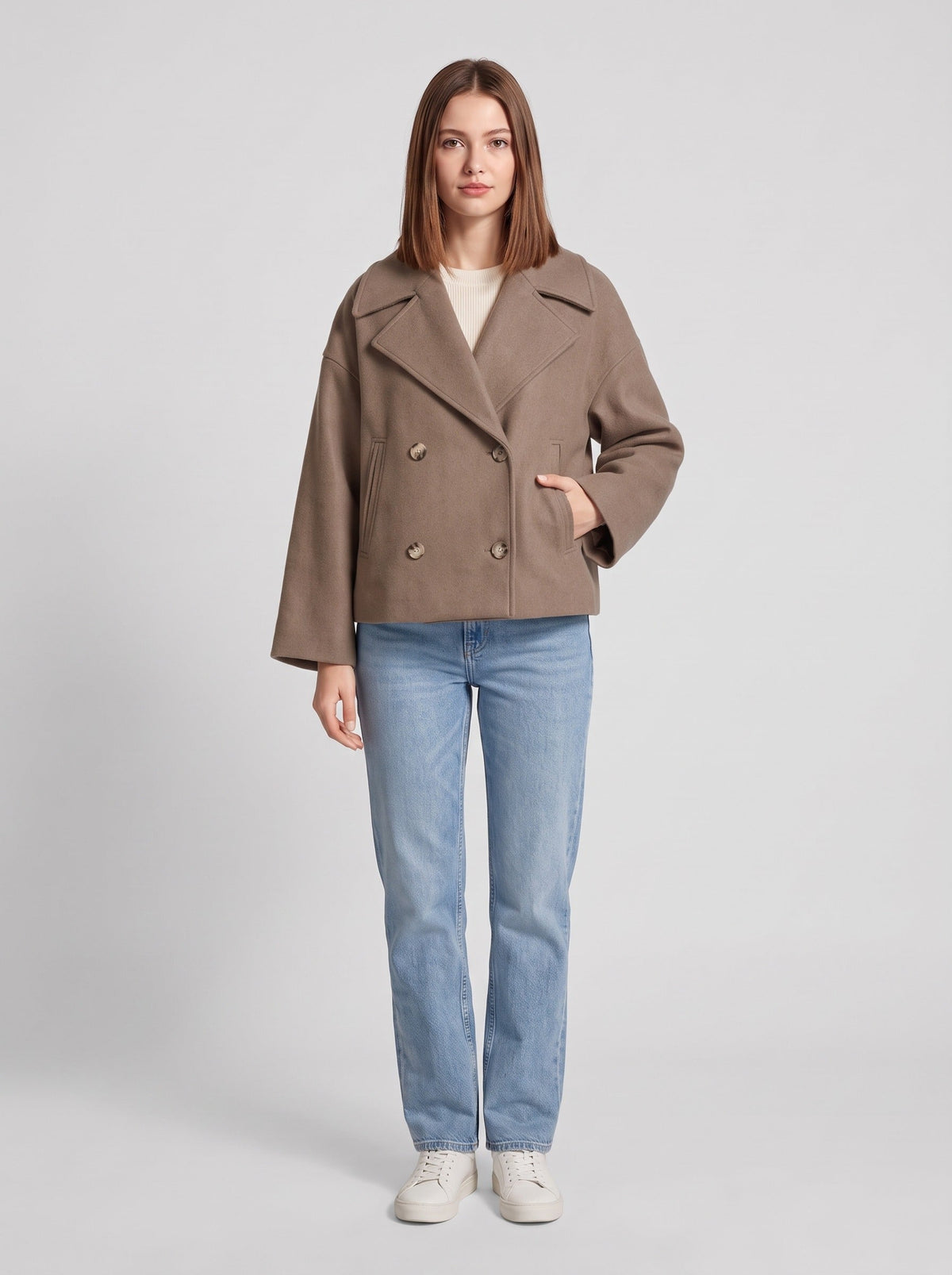 Elyana - Chloe Coat BROWN