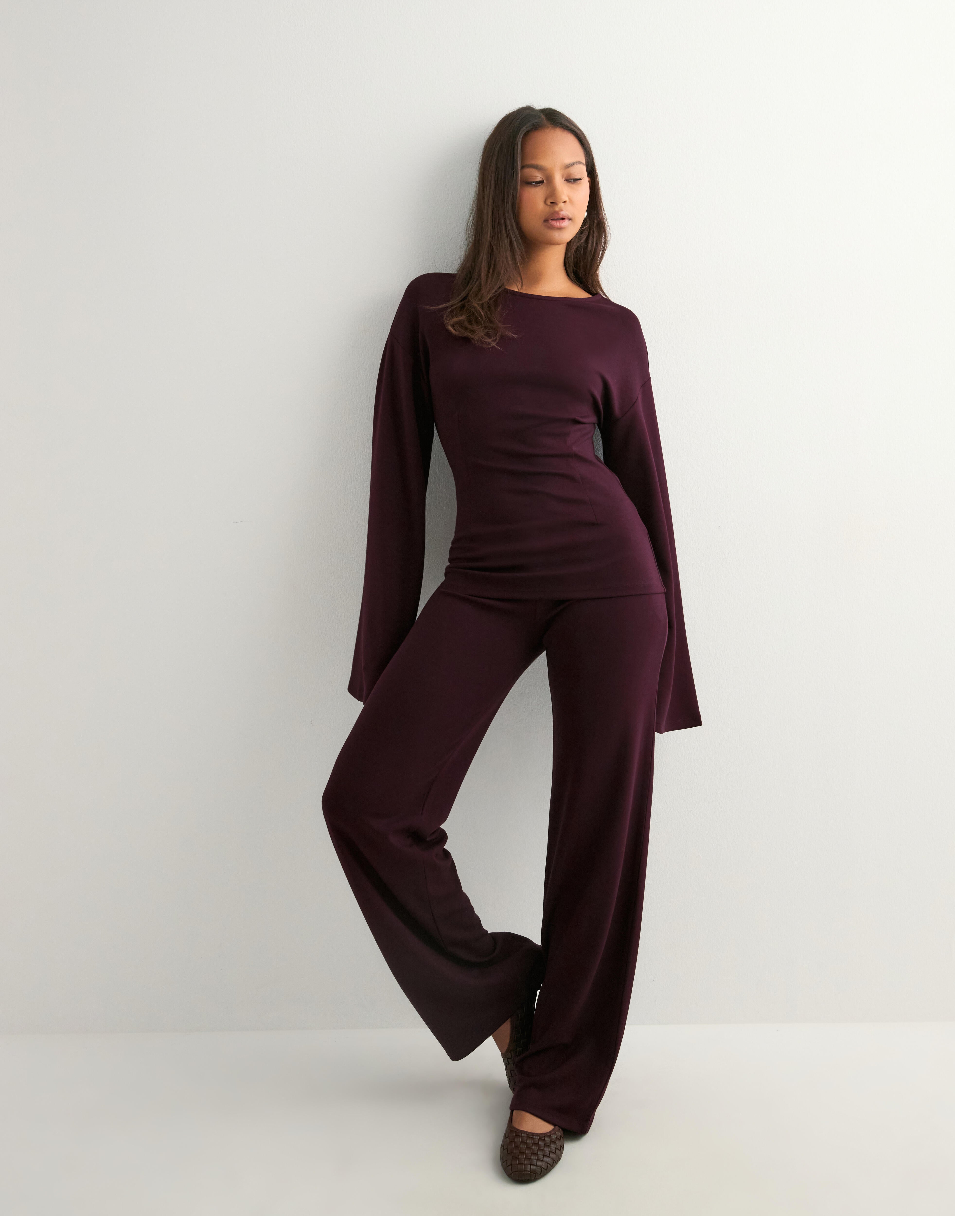 Elyana - Louise Sweat Set BURGUNDY