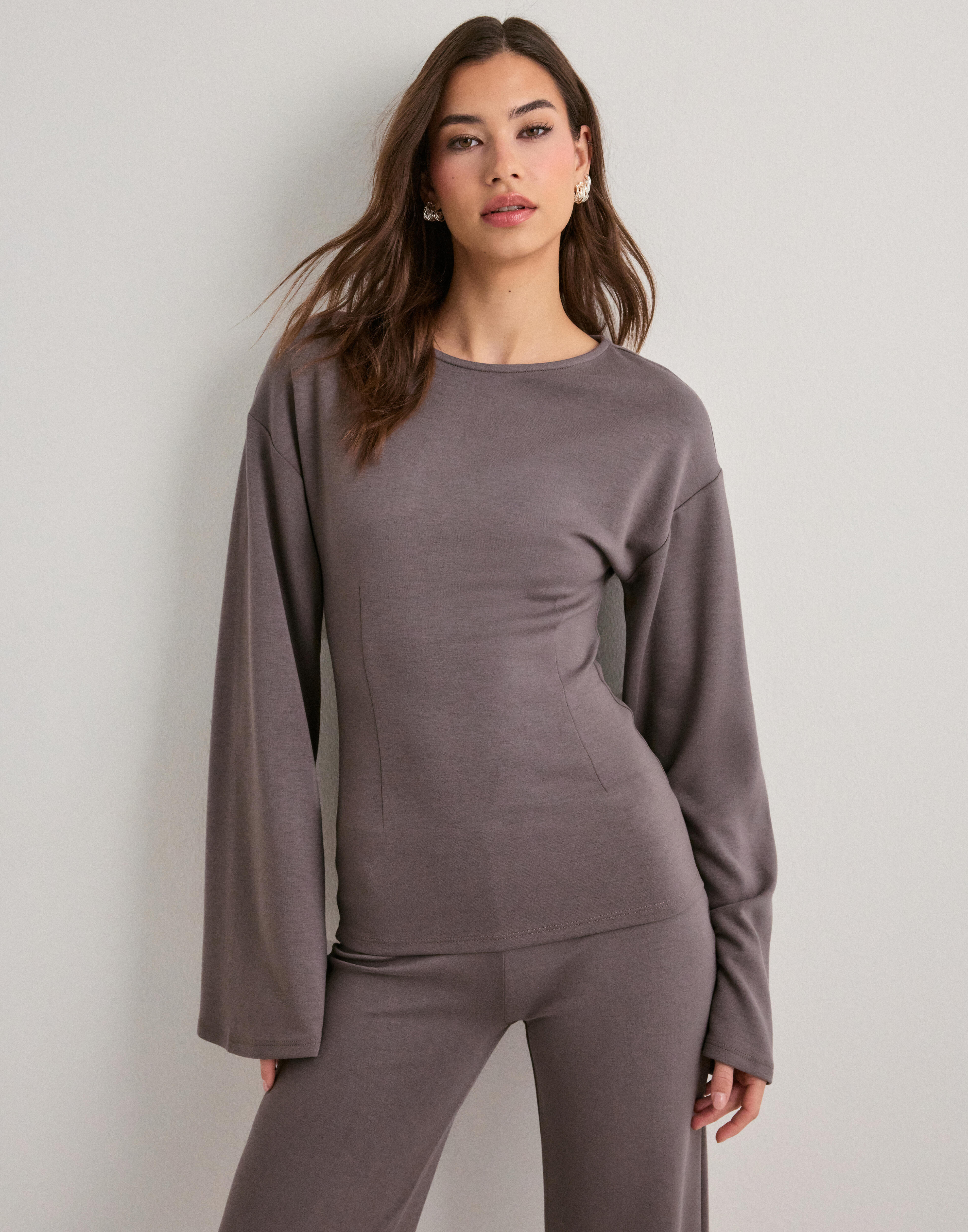 Elyana - Louise Sweat Set TAUPE