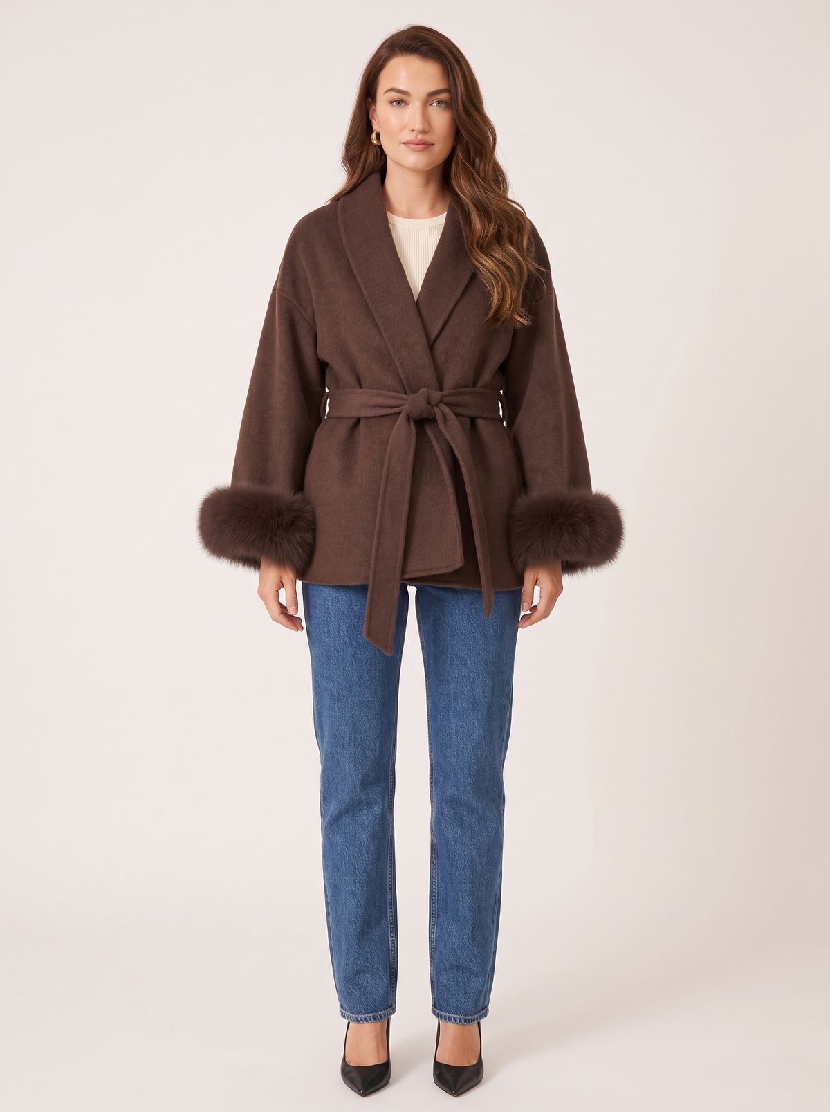 Elyana - Nemali Coat brown face