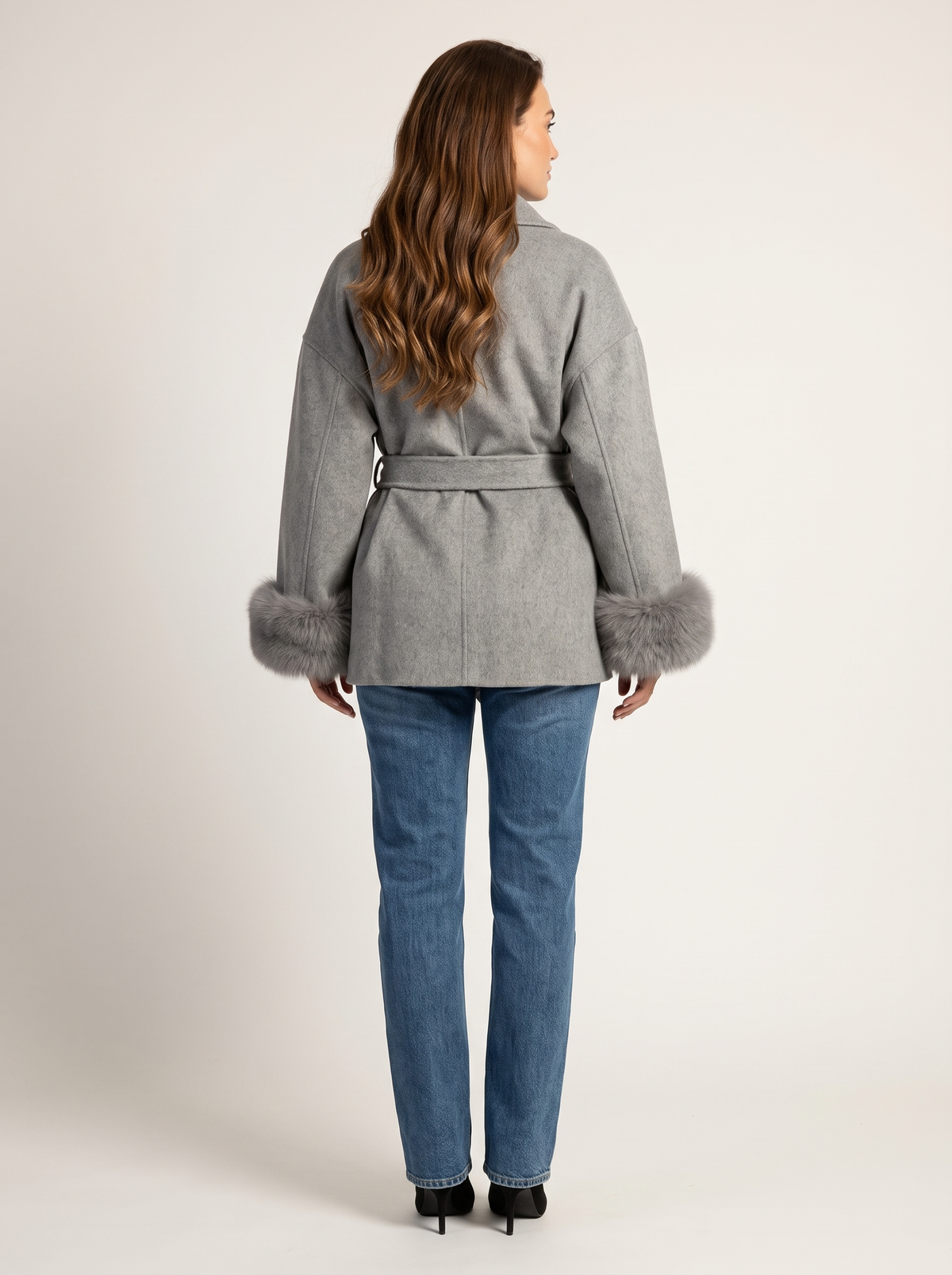 Elyana - Nemali Coat grey dos